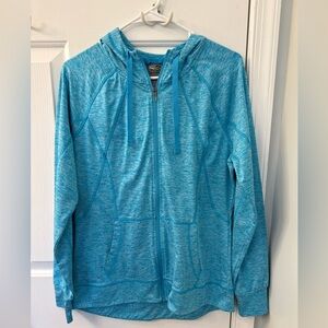 Champion C9 zip up sports turquoise jacket with pockets M